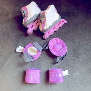American Girl Doll Rollerblade Set